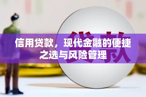 麻江信用贷款，现代金融的便捷之选与风险管理