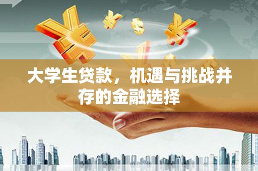 麻江大学生贷款，机遇与挑战并存的金融选择
