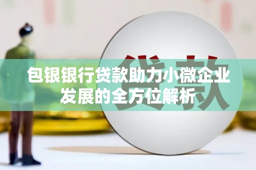 麻江包银银行贷款助力小微企业发展的全方位解析