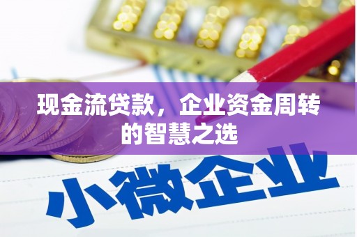 麻江现金流贷款，企业资金周转的智慧之选