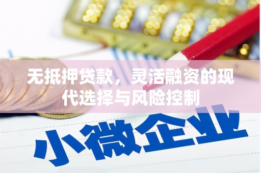 麻江无抵押贷款，灵活融资的现代选择与风险控制