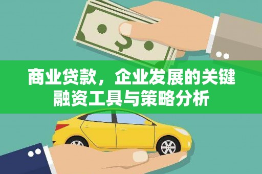 麻江商业贷款，企业发展的关键融资工具与策略分析