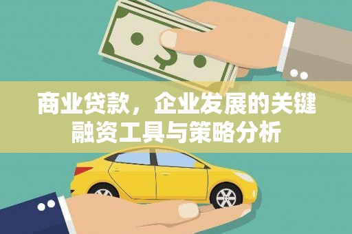 麻江商业贷款，企业发展的关键融资工具与策略分析