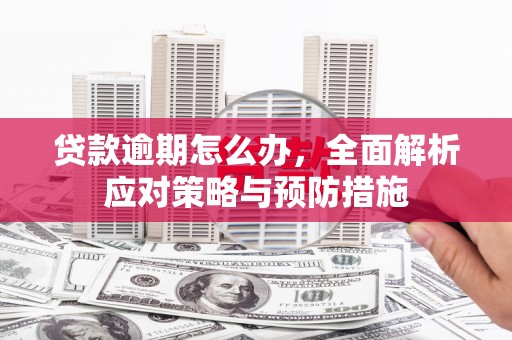 麻江贷款逾期怎么办，全面解析应对策略与预防措施