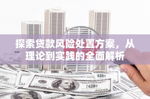 麻江探索贷款风险处置方案，从理论到实践的全面解析