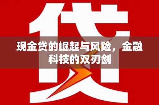 麻江现金贷的崛起与风险，金融科技的双刃剑