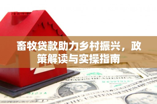 麻江畜牧贷款助力乡村振兴，政策解读与实操指南