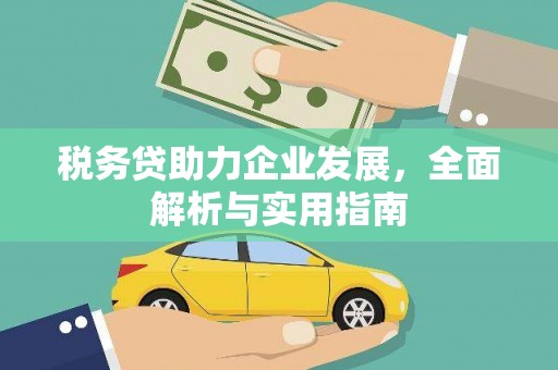 麻江税务贷助力企业发展，全面解析与实用指南