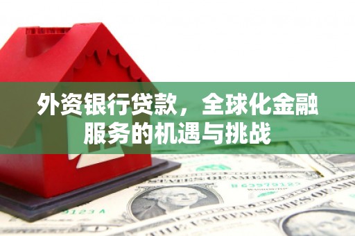 麻江外资银行贷款，全球化金融服务的机遇与挑战