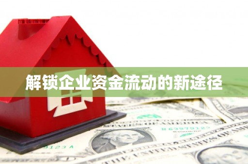 麻江解锁企业资金流动的新途径