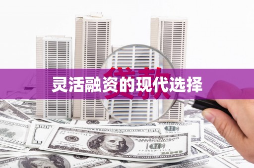 麻江灵活融资的现代选择