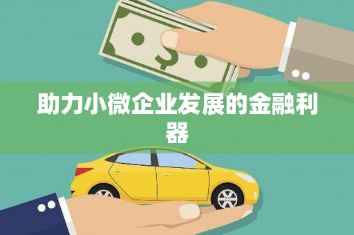 麻江助力小微企业发展的金融利器