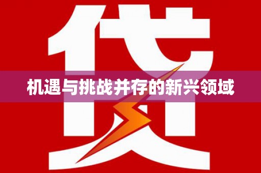 麻江机遇与挑战并存的新兴领域
