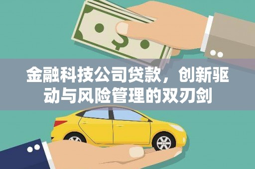 麻江金融科技公司贷款，创新驱动与风险管理的双刃剑